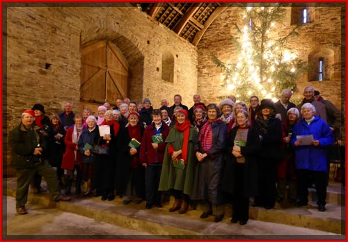 Christmas carols at Buckland Abbey